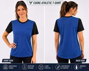 Cuore Women's Size Small Blue Short Sleeve Cycling Top Shirt L300 NWT New